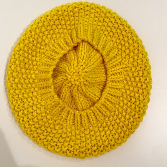 Bright Yellow AE Slouchy Beanie & Black Beanie - Picture 4 of 5